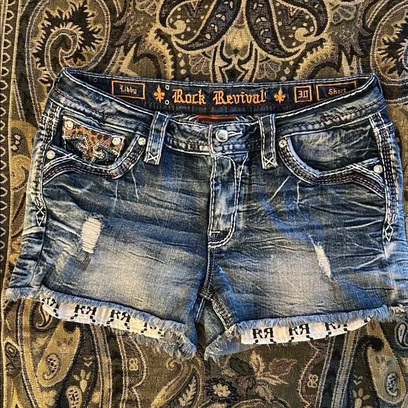 Rock Revival Jean shorts tag size 30 - Picture 10 of 16
